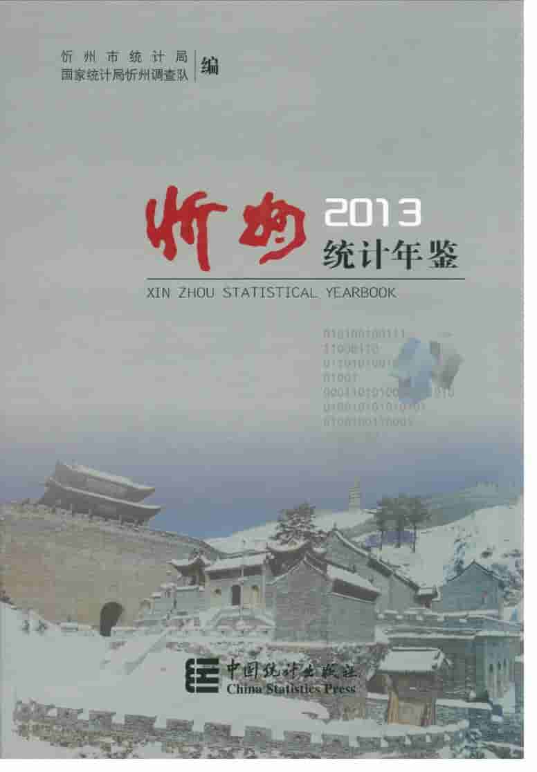 2013忻州统计年鉴